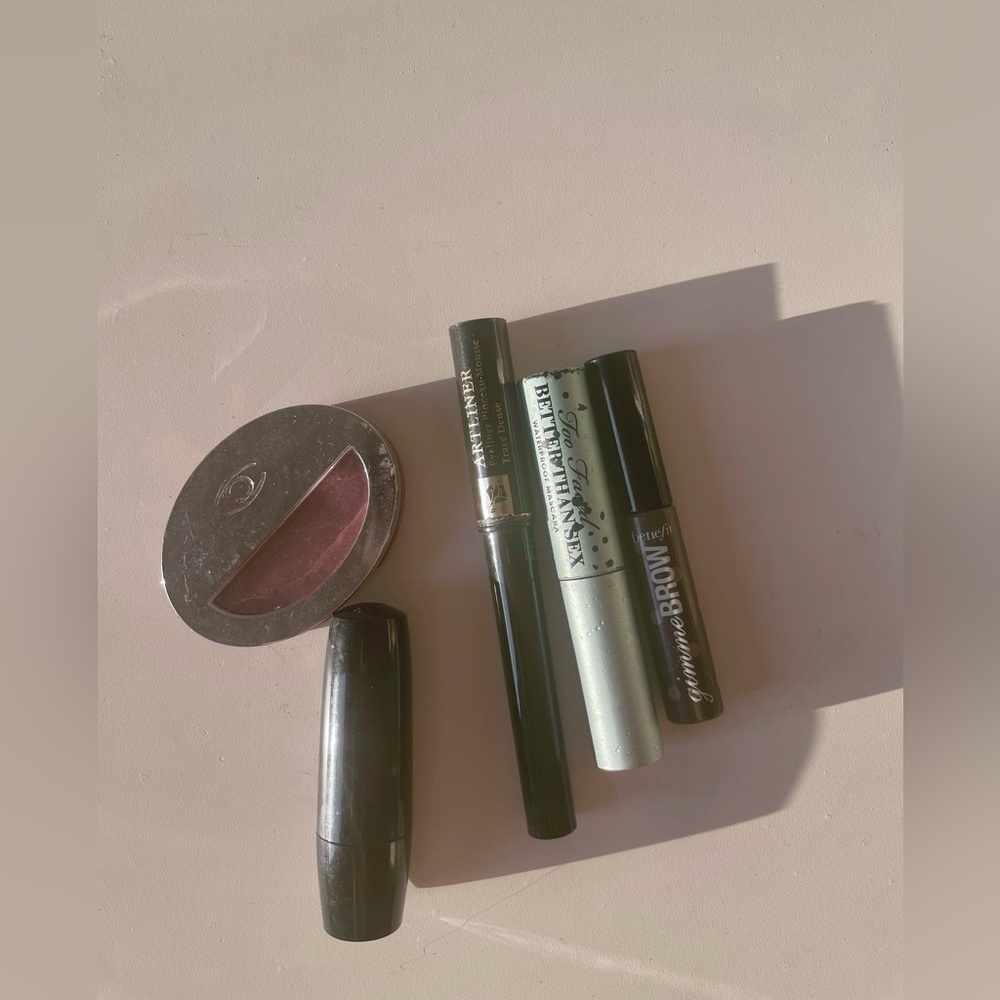 Small high end make up lot Lancome Too Faced Benefit Clarins